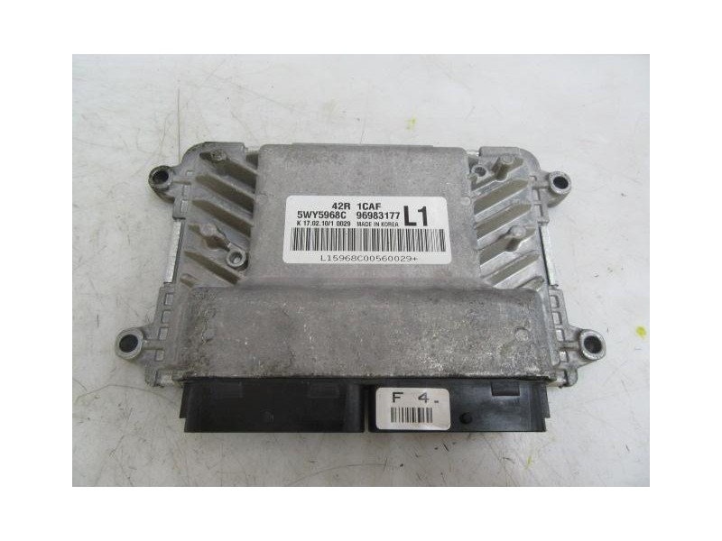 Recambio de centralita : chevrolet aveo : 1.2 g 3p [2010] para chevrolet aveo 1.2 g referencia OEM IAM 96983177  