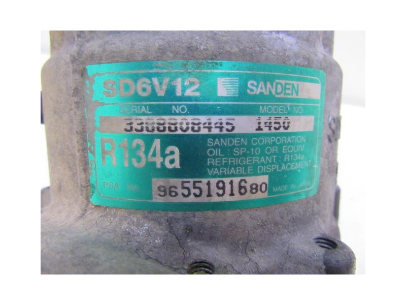 Recambio de aire acondicionado : citroen c 3 : 1.4 hdi [2004] para citroen c 3 1.4 hdi referencia OEM IAM 9655191680  