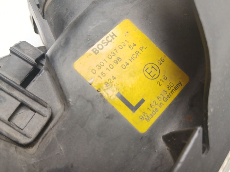 Recambio de faro izquierdo para peugeot 406 (8b) 2.0 hdi 110 referencia OEM IAM 9616251380 0301037021 