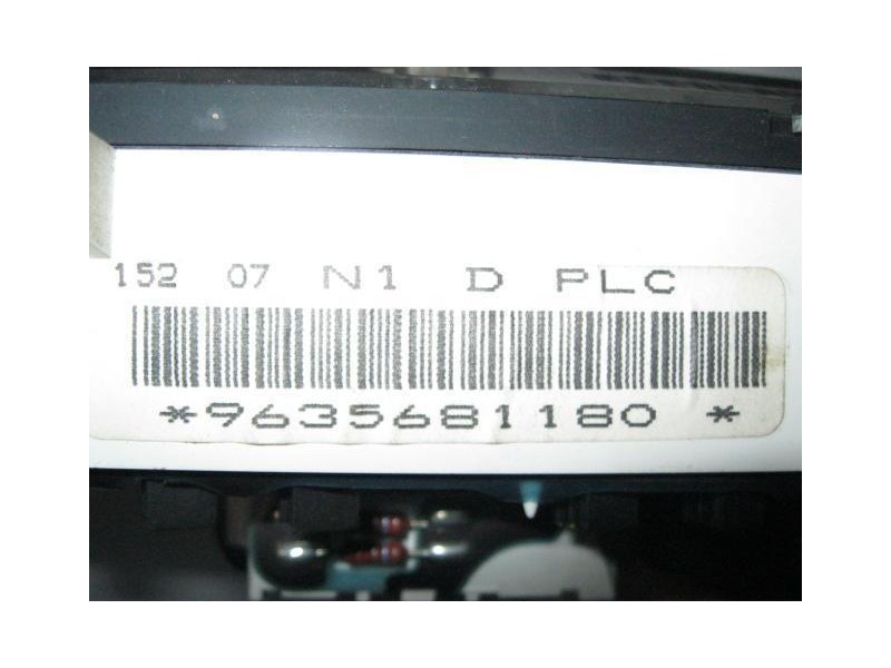 Recambio de cuadro instrumentos : peugeot partner : 1.9 d [2000] para peugeot partner 1.9 d referencia OEM IAM 9635681180  