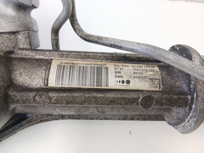 Recambio de cremallera direccion para citroën jumpy ii furgoneta 2.0 hdi 120 referencia OEM IAM 1400931580  