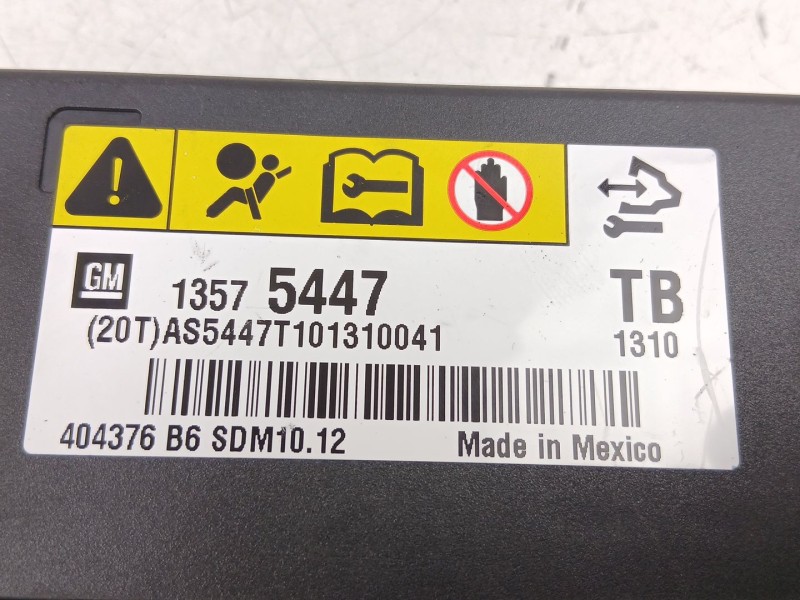 Recambio de centralita airbag para opel insignia a (g09) 2.0 cdti (68) referencia OEM IAM 13575447  