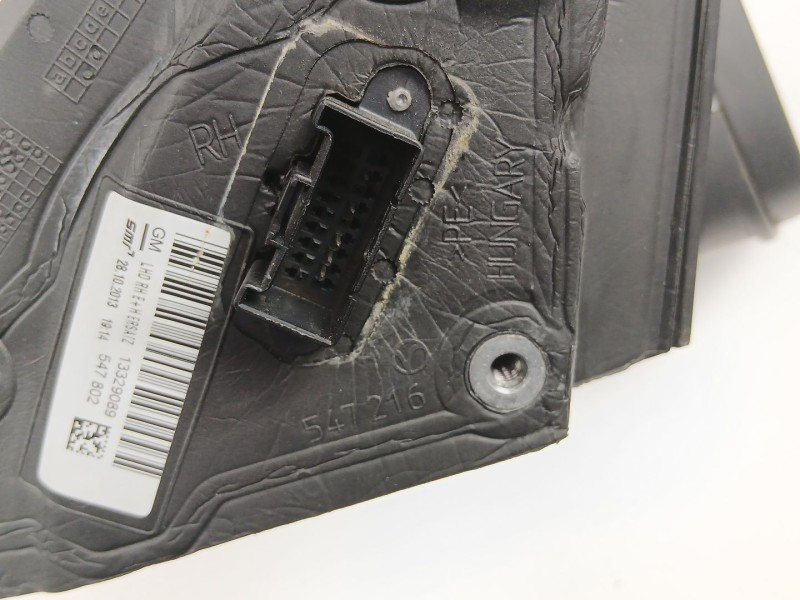 Recambio de retrovisor derecho para opel insignia a (g09) 2.0 cdti (68) referencia OEM IAM 13329089  