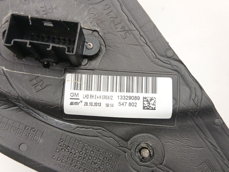 Recambio de retrovisor derecho para opel insignia a (g09) 2.0 cdti (68) referencia OEM IAM 13329089  