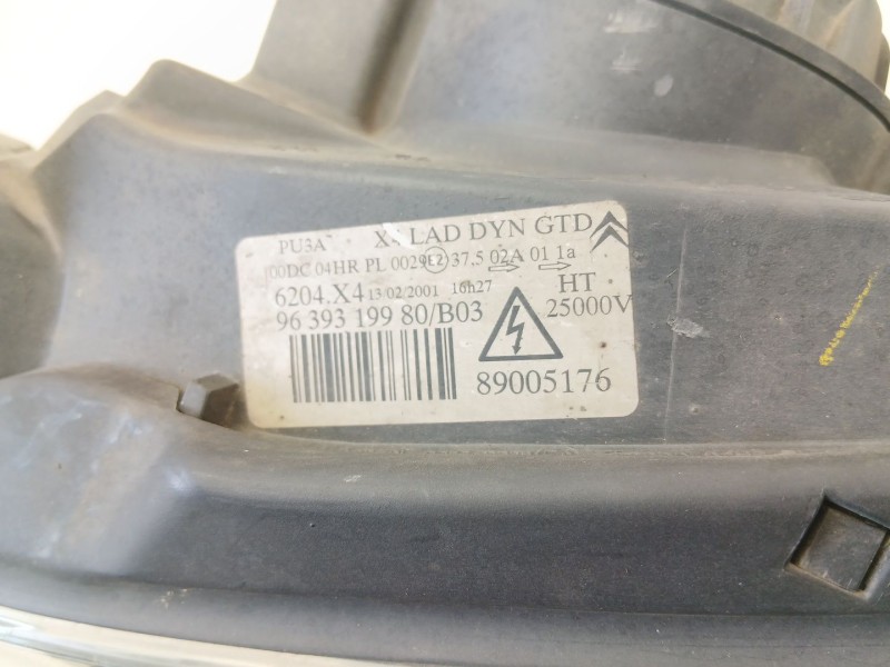 Recambio de faro izquierdo para citroën c5 2.2 hdi d-4hx- 133 cv) referencia OEM IAM 9639319980  