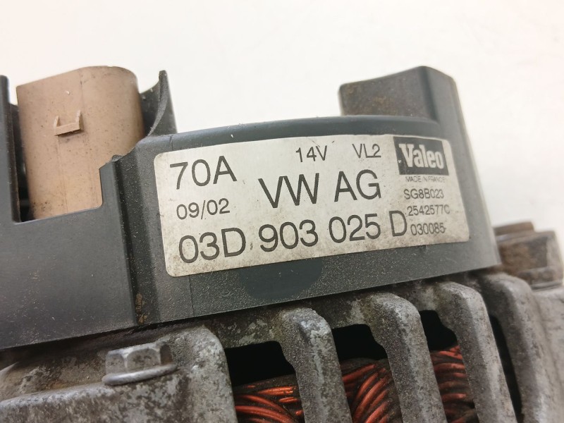 Recambio de alternador para seat ibiza iii (6l1) 1.2 referencia OEM IAM 03D903025D SG8B023 