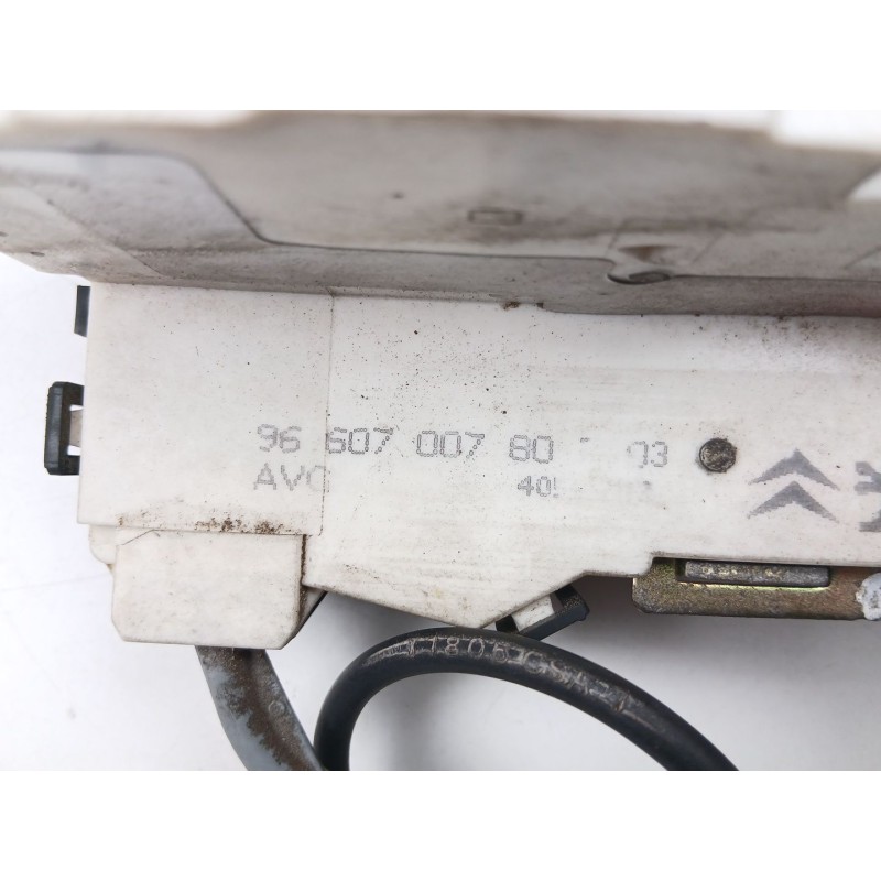 Recambio de cerradura puerta delantera izquierda para citroën c4 coupé (la_) 1.6 16v referencia OEM IAM 9660700780  