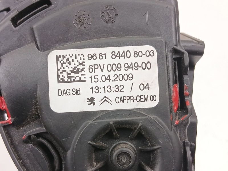 Recambio de potenciometro aceleracion para peugeot 207/207+ (wa_, wc_) 1.4 hdi referencia OEM IAM 9681844080 6VP009949 
