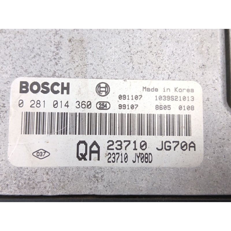 Recambio de centralita para renault koleos i (hy_) 2.0 dci 4x4 (hy0k) referencia OEM IAM 23710JY08D 0281014360 23710JG70A