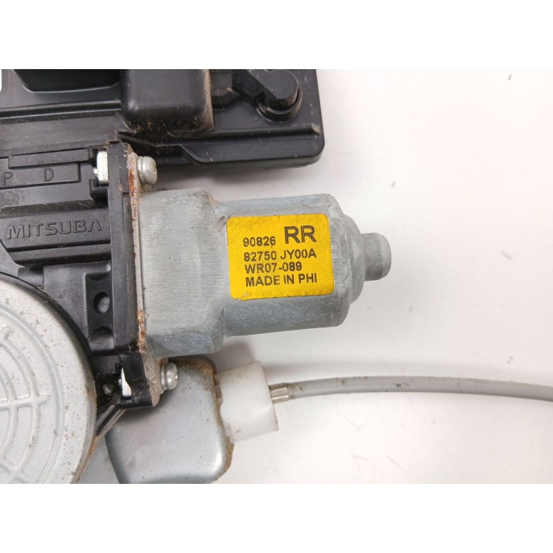 Recambio de elevalunas trasero derecho para renault koleos i (hy_) 2.0 dci 4x4 (hy0k) referencia OEM IAM 82750JY00A  