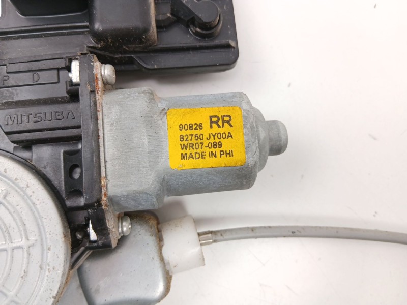 Recambio de elevalunas trasero derecho para renault koleos i (hy_) 2.0 dci 4x4 (hy0k) referencia OEM IAM 82750JY00A  