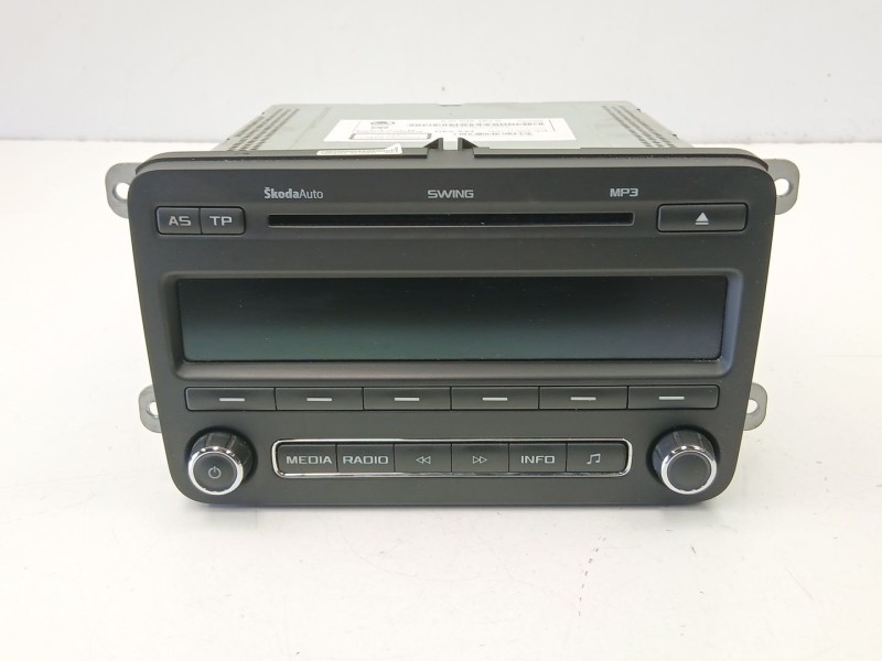 Recambio de radio cd/mp3 para skoda fabia ii (542) 1.6 tdi referencia OEM IAM 5J0035161C  