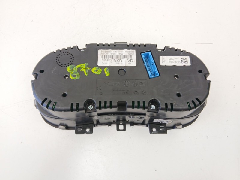 Recambio de cuadro instrumentos para skoda fabia ii (542) 1.6 tdi referencia OEM IAM 5J0920810D  