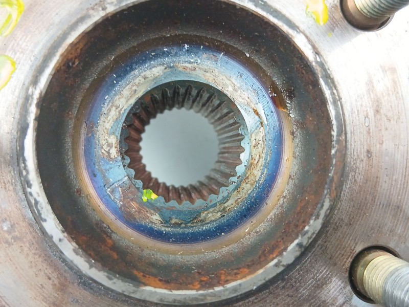 Recambio de mangueta delantera izquierda para mitsubishi grandis (na_w) 2.0 di-d (na8w) referencia OEM IAM MR594355  