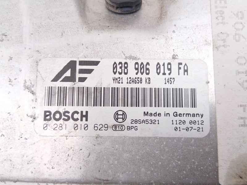 Recambio de centralita para ford galaxy i (wgr) 1.9 tdi referencia OEM IAM YM2112A650KB 0281010629 038906019FA