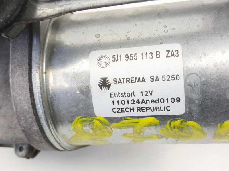 Recambio de motor limpia delantero para skoda fabia ii (542) 1.6 tdi referencia OEM IAM 5J1955113B  