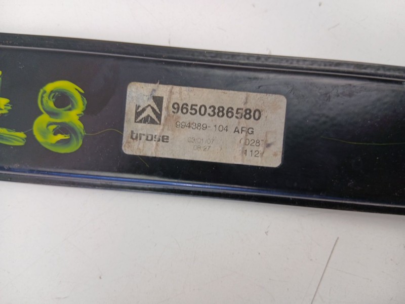 Recambio de elevalunas trasero izquierdo para citroën c6 (td_) 2.7 hdi referencia OEM IAM 9650386580  9661050280