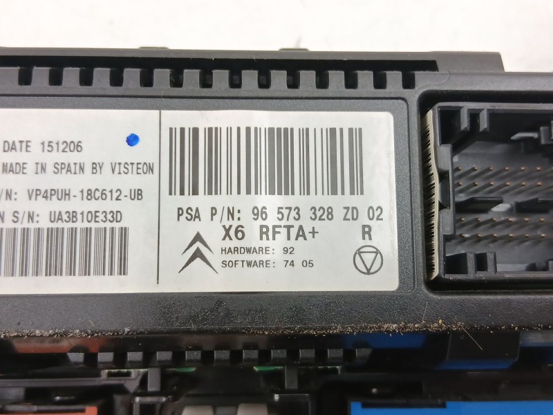 Recambio de mandos calefaccion aire para citroën c6 (td_) 2.7 hdi referencia OEM IAM 96573328ZD  