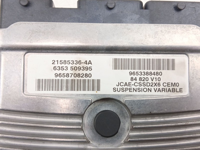 Recambio de centralita para citroën c6 (td_) 2.7 hdi referencia OEM IAM 9658708280  9653388480