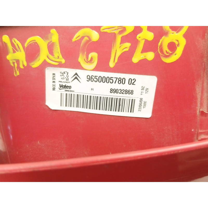 Recambio de piloto trasero derecho para citroën xsara picasso (n68) 1.6 hdi referencia OEM IAM 9650005780 89032868 