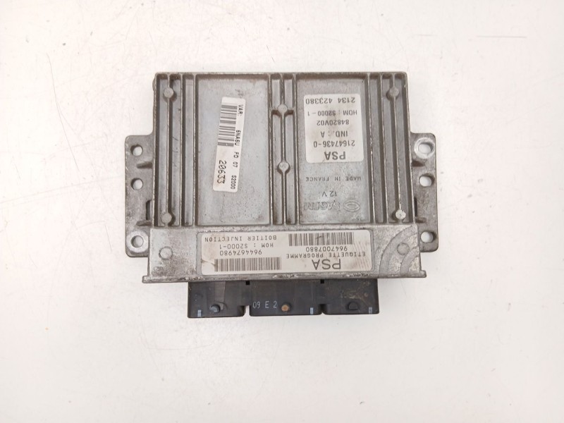 Recambio de centralita para citroën xsara picasso (n68) 1.8 16v referencia OEM IAM 9647007880  9644674980