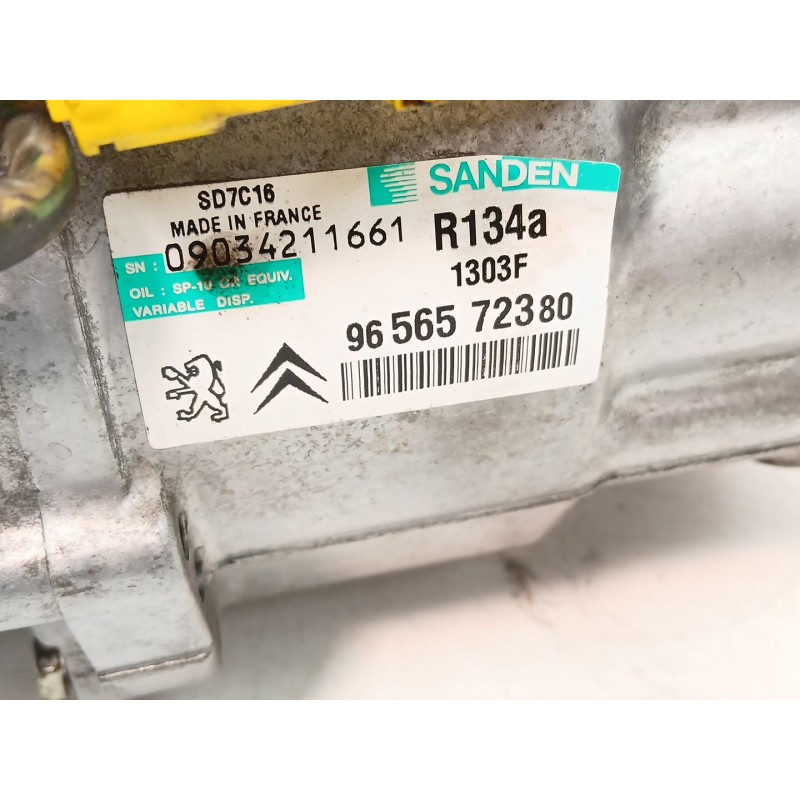 Recambio de compresor aire acondicionado para citroën c6 (td_) 2.7 hdi referencia OEM IAM 9656572380 SD7C161303F 