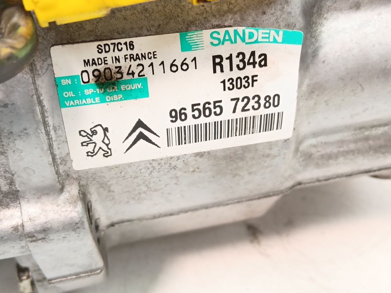 Recambio de compresor aire acondicionado para citroën c6 (td_) 2.7 hdi referencia OEM IAM 9656572380 SD7C161303F 