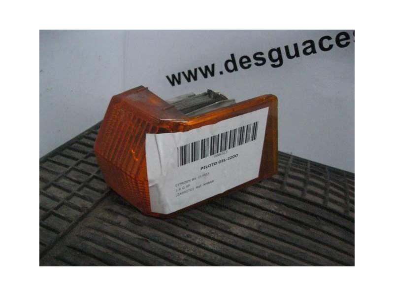 Recambio de piloto delantero izquierdo para citroën bx 1.6 g-171b referencia OEM IAM AMBAR  