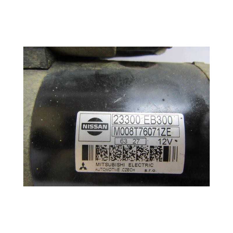 Recambio de motor arranque : nissan pathfinder : 2.5 dci (174,03 cv) [2005] para nissan pathfinder 2.5 dci (174,03 cv) referenci