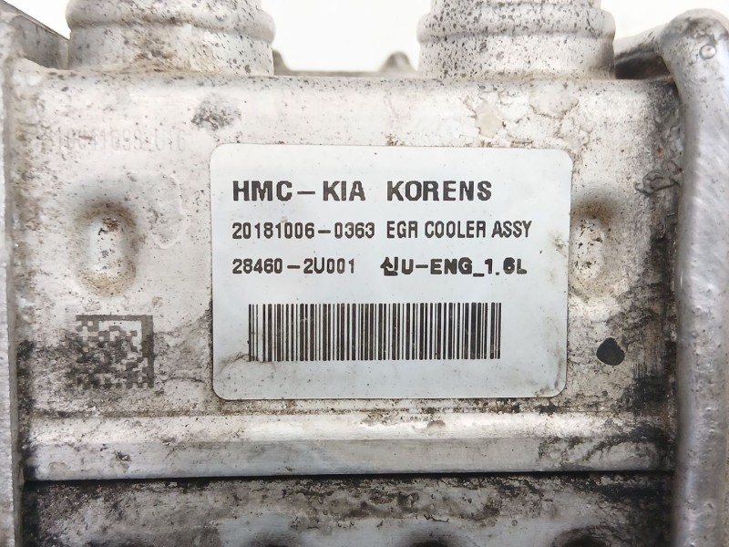 Recambio de enfriador egr para hyundai i30 station wagon (pde) 1.6 crdi referencia OEM IAM 284602U001  