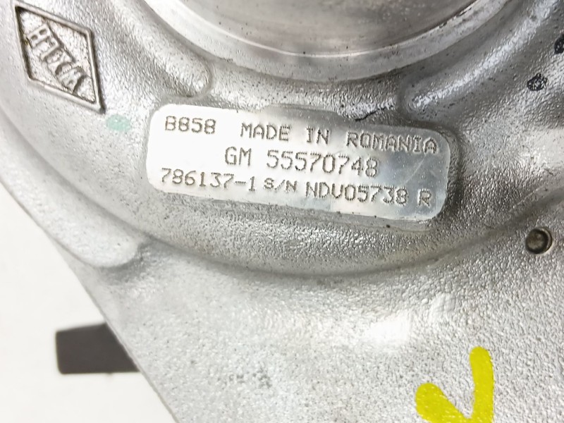Recambio de turbo para opel insignia a (g09) 2.0 cdti (68) referencia OEM IAM 55570748  