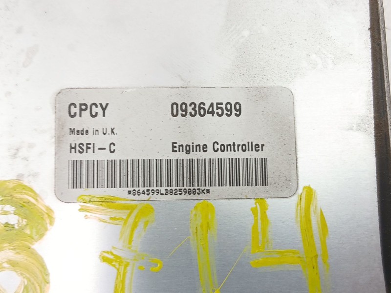 Recambio de centralita para opel vectra b (j96) 1.6 i 16v (f19) referencia OEM IAM 9364599  