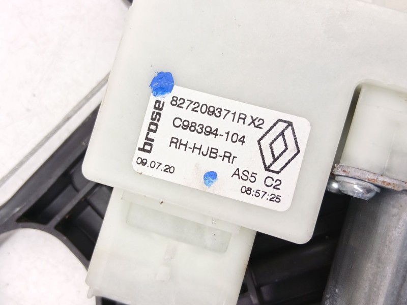 Recambio de elevalunas trasero derecho para renault captur ii (hf_) tce 130 (hfmf) referencia OEM IAM 827209371R  