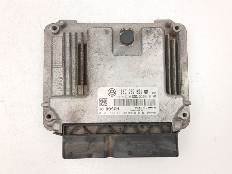Recambio de centralita para skoda superb ii (3t4) 1.9 tdi referencia OEM IAM 03G906021QM 0281014111 03G906021AN
