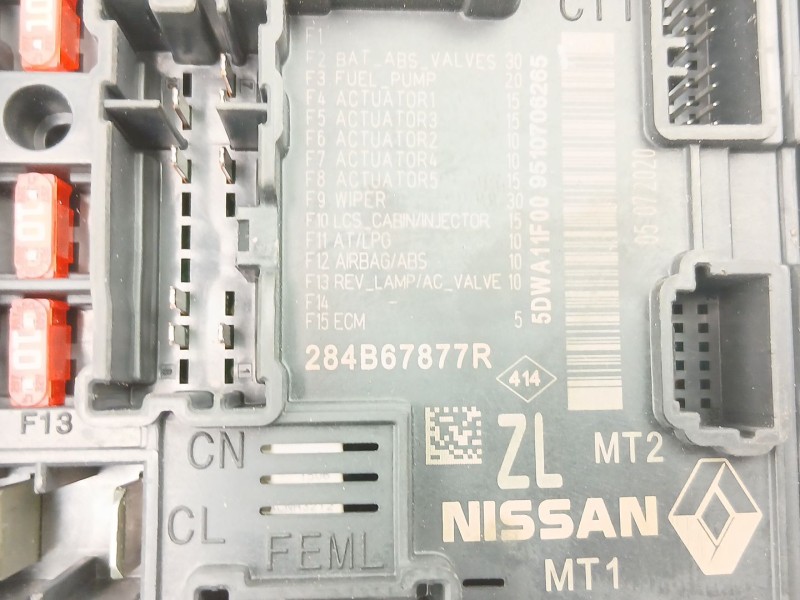 Recambio de bsm para renault captur ii (hf_) tce 130 (hfmf) referencia OEM IAM 284B67877R  