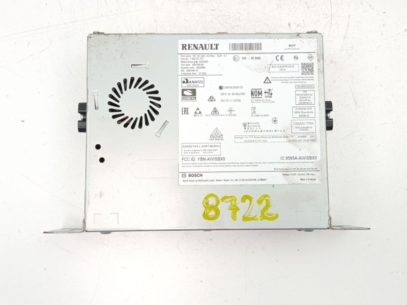 Recambio de radio cd/mp3 para renault captur ii (hf_) tce 130 (hfmf) referencia OEM IAM 280346419R 2591A6575R 283C34671R