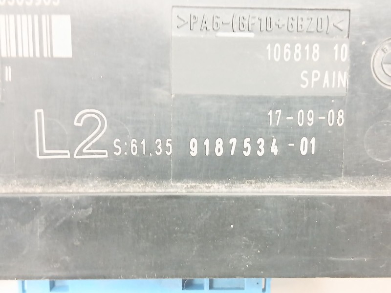 Recambio de centralita confort para bmw 1 (e81) 118 d referencia OEM IAM 61359187534  