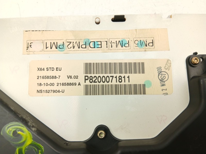 Recambio de cuadro instrumentos para renault megane scénic (ja0/1_) 1.9 dti (ja0n) referencia OEM IAM 8200071811  