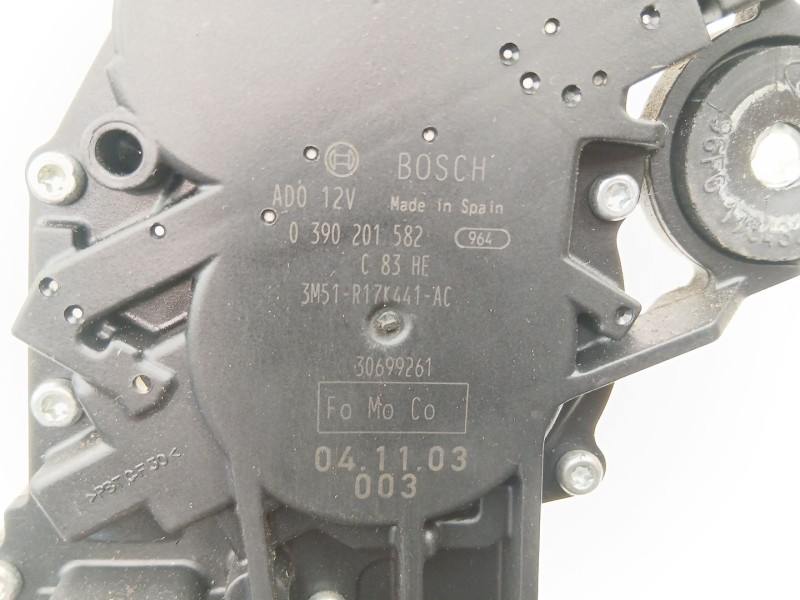 Recambio de motor limpia trasero para ford cmax 1.6 tdci referencia OEM IAM 3M51R17K441AC 0390201582 