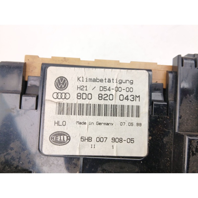 Recambio de mandos calefaccion aire para audi a4 b5 avant (8d5) 1.9 tdi referencia OEM IAM 8D0820043M 5HB00790805 