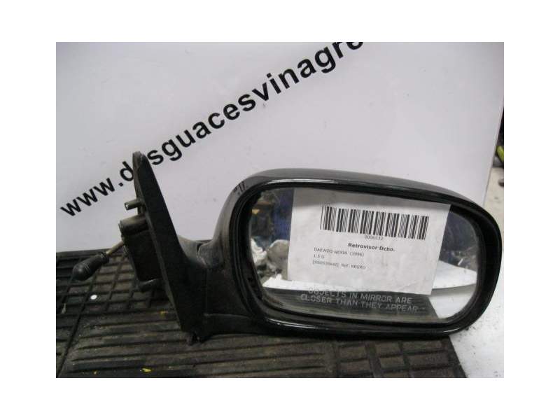 Recambio de retrovisor derecho para daewoo nexia 1.5 g-15mf referencia OEM IAM NEGRO  