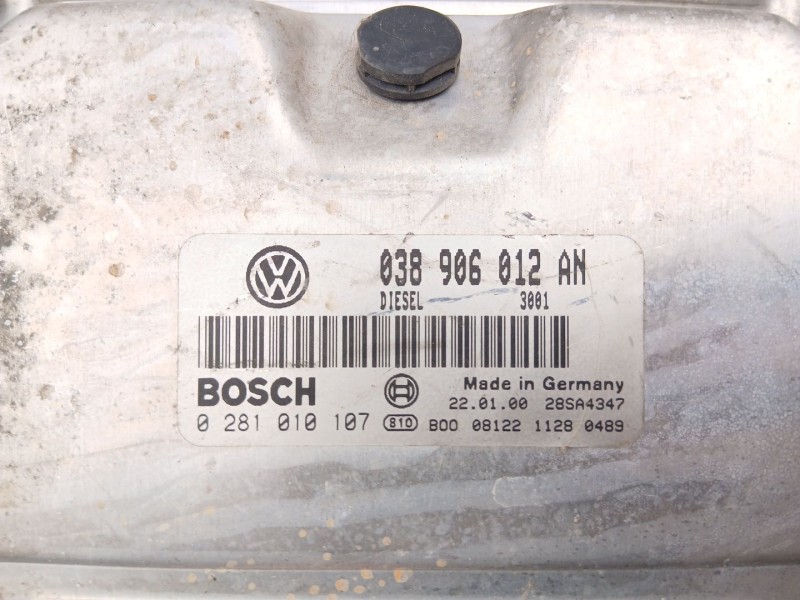 Recambio de centralita para skoda fabia 1.9 d referencia OEM IAM 038906012AN 0281010107 