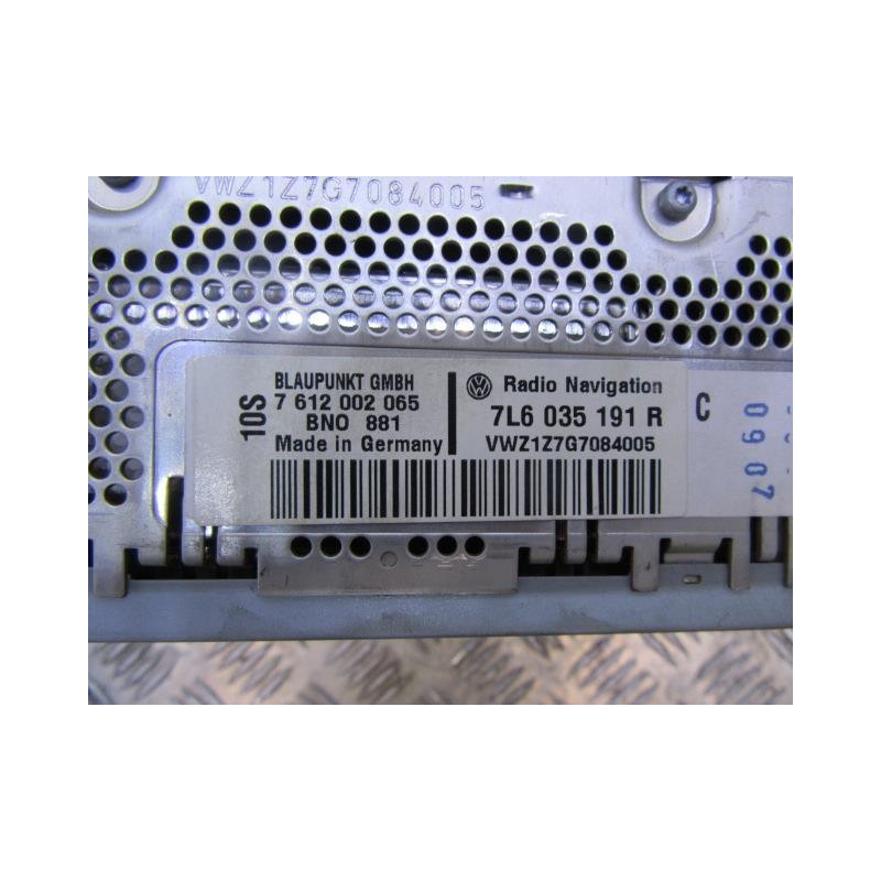 Recambio de equipo musica radio cd : volkswagen touareg : 2.5 tdi [2005] para volkswagen touareg 2.5 tdi referencia OEM IAM 7L60