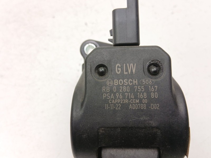 Recambio de potenciometro aceleracion para peugeot 5008 (0u_, 0e_) 1.6 hdi referencia OEM IAM 9671416880 0280755167 