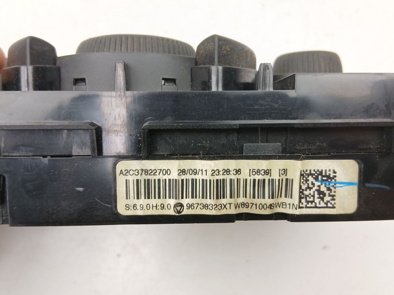 Recambio de mandos calefaccion aire para peugeot 5008 (0u_, 0e_) 1.6 hdi referencia OEM IAM 96738323XT  
