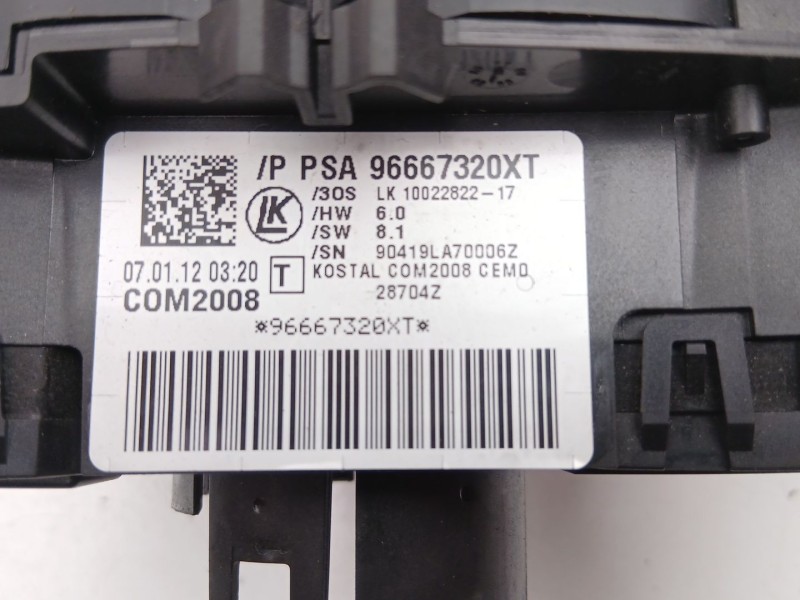 Recambio de mando luces y limpias para peugeot 5008 (0u_, 0e_) 1.6 hdi referencia OEM IAM 96667320XT  