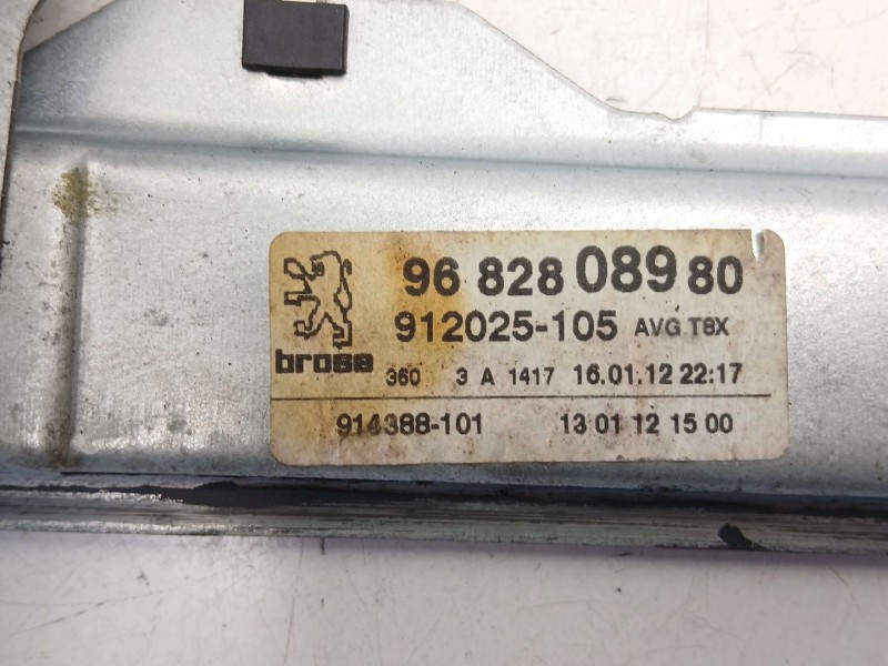 Recambio de elevalunas delantero izquierdo para peugeot 5008 (0u_, 0e_) 1.6 hdi referencia OEM IAM 9682808980  