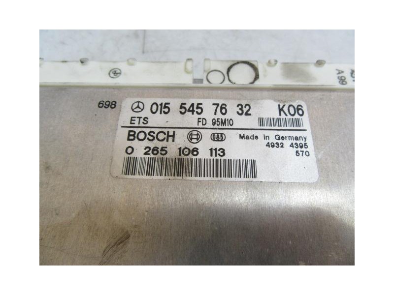 Recambio de centralita : m. benz e 300 : 3.0 d /606 (136cv) 4p [1995] para m. benz e 300 3.0 d /606 referencia OEM IAM 028100123