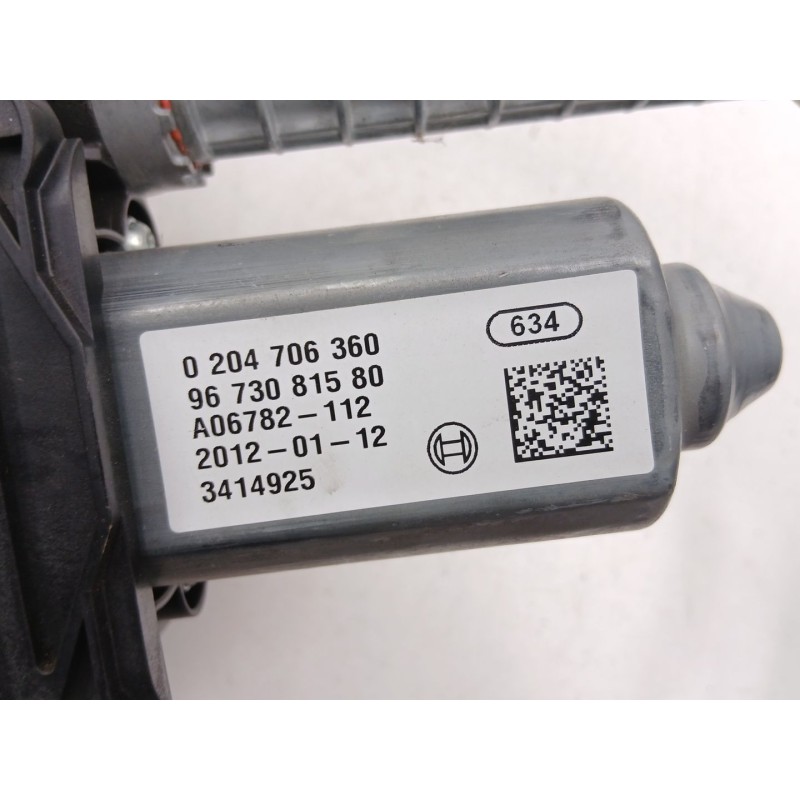 Recambio de freno de mano electrico para peugeot 5008 (0u_, 0e_) 1.6 hdi referencia OEM IAM 9673081580 0204706360 