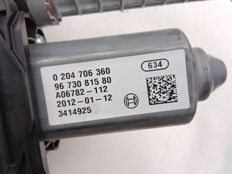 Recambio de freno de mano electrico para peugeot 5008 (0u_, 0e_) 1.6 hdi referencia OEM IAM 9673081580 0204706360 